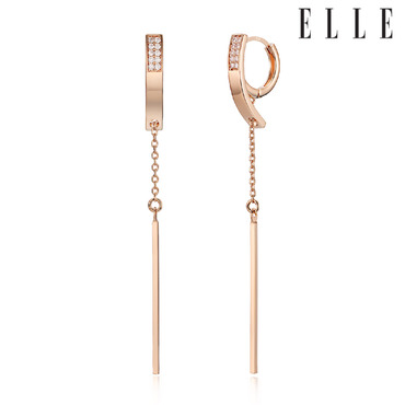 14K 바 드롭 원터치 귀걸이(gold pin) ELGPEE343