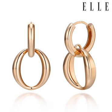 14K 드레스 플랫 원터치 귀걸이(gold pin) ELGPEE367