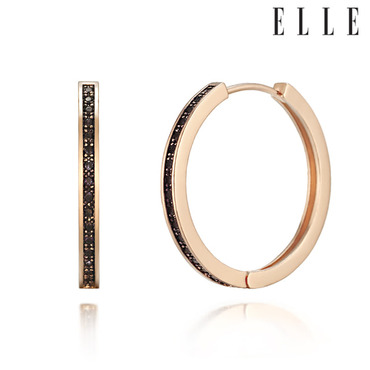 14K 블랙 원터치 귀걸이(gold pin) ELGPEE296