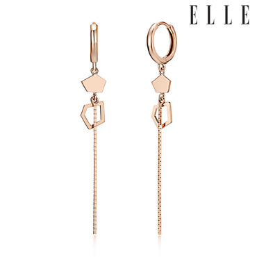 14k 여성용 원터치 귀걸이 EL14EE013