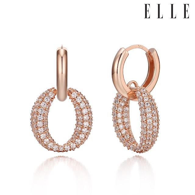 14K 드레스 블링 원터치 귀걸이(gold pin) ELGPEE365
